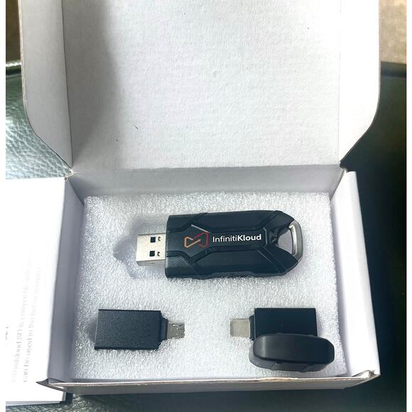 USB Flash Drive Stick InfinitiKloud SD Backup Solution Device For PC/MAC/Android - Picture 2 of 6